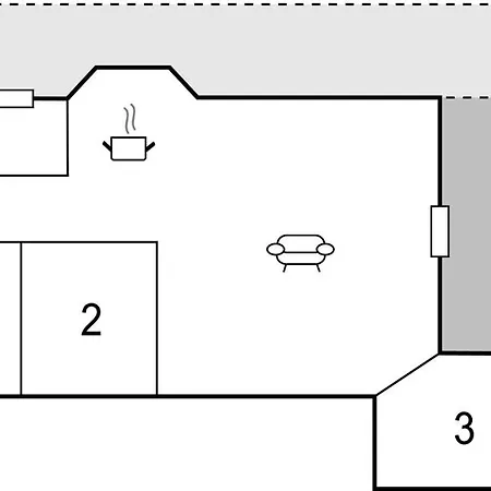 Tatil Evi Lovely In With Kitchen Grenå